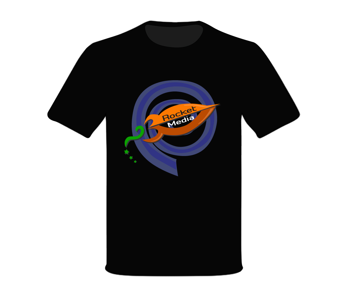 T-shirt Design by darlthedreamer for Rocket Media | Design #1534472