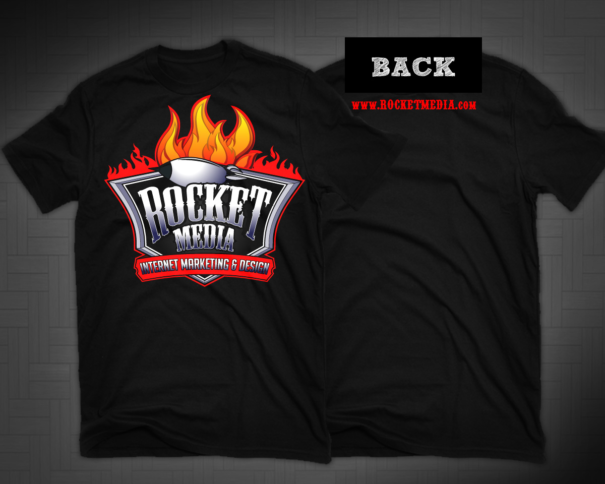 T-shirt Design by 0409i for Rocket Media | Design #1531457