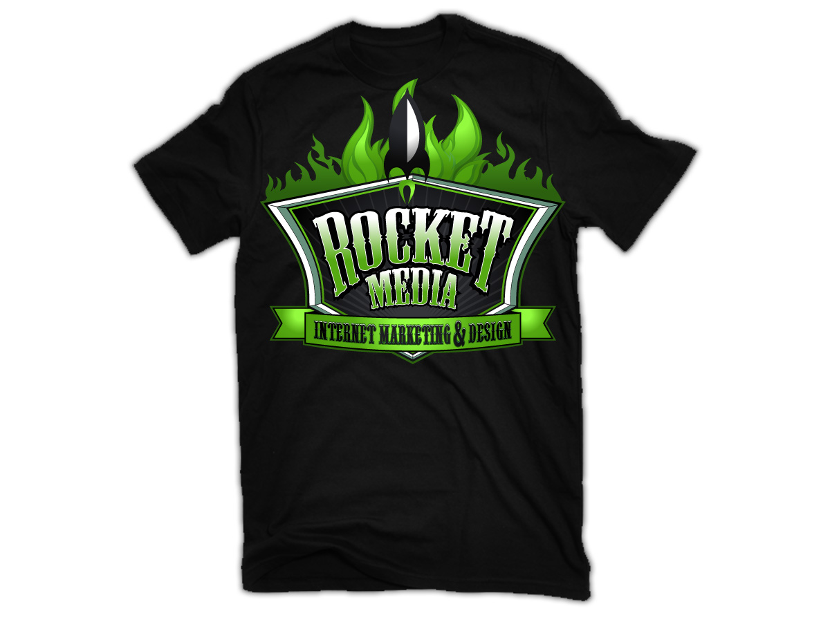 T-shirt Design by 0409i for Rocket Media | Design #1535017