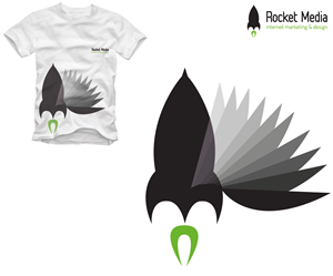 T-shirt Design by Shirlei Patricia for Rocket Media | Design: #1531774
