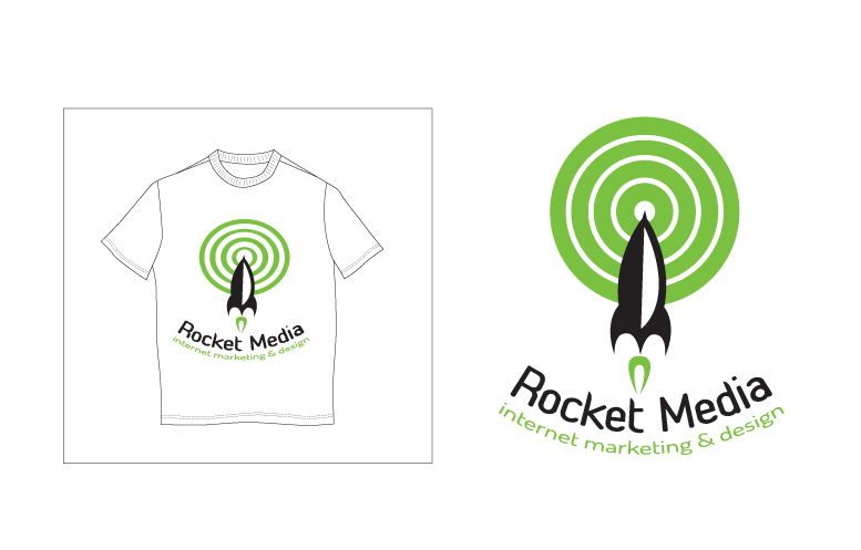 T-shirt Design by asha for Rocket Media | Design #1531272