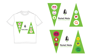 T-shirt Design by asha for Rocket Media | Design: #1531378