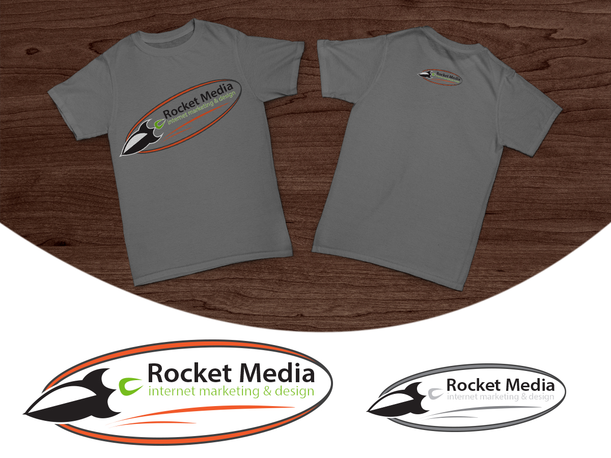 T-shirt Design by GraphicSolver for Rocket Media | Design #1540408