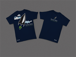 T-shirt Design by GraphicSolver for Rocket Media | Design: #1540808