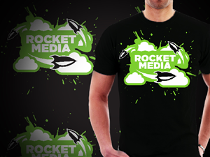 Diseño de Camiseta por Soap para Rocket Media | Diseño: #1533852