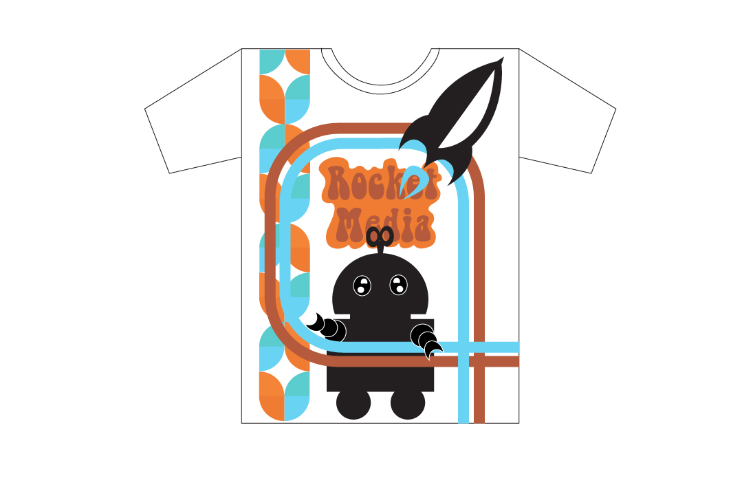 T-shirt Design by escapefromreality for Rocket Media | Design #1537100