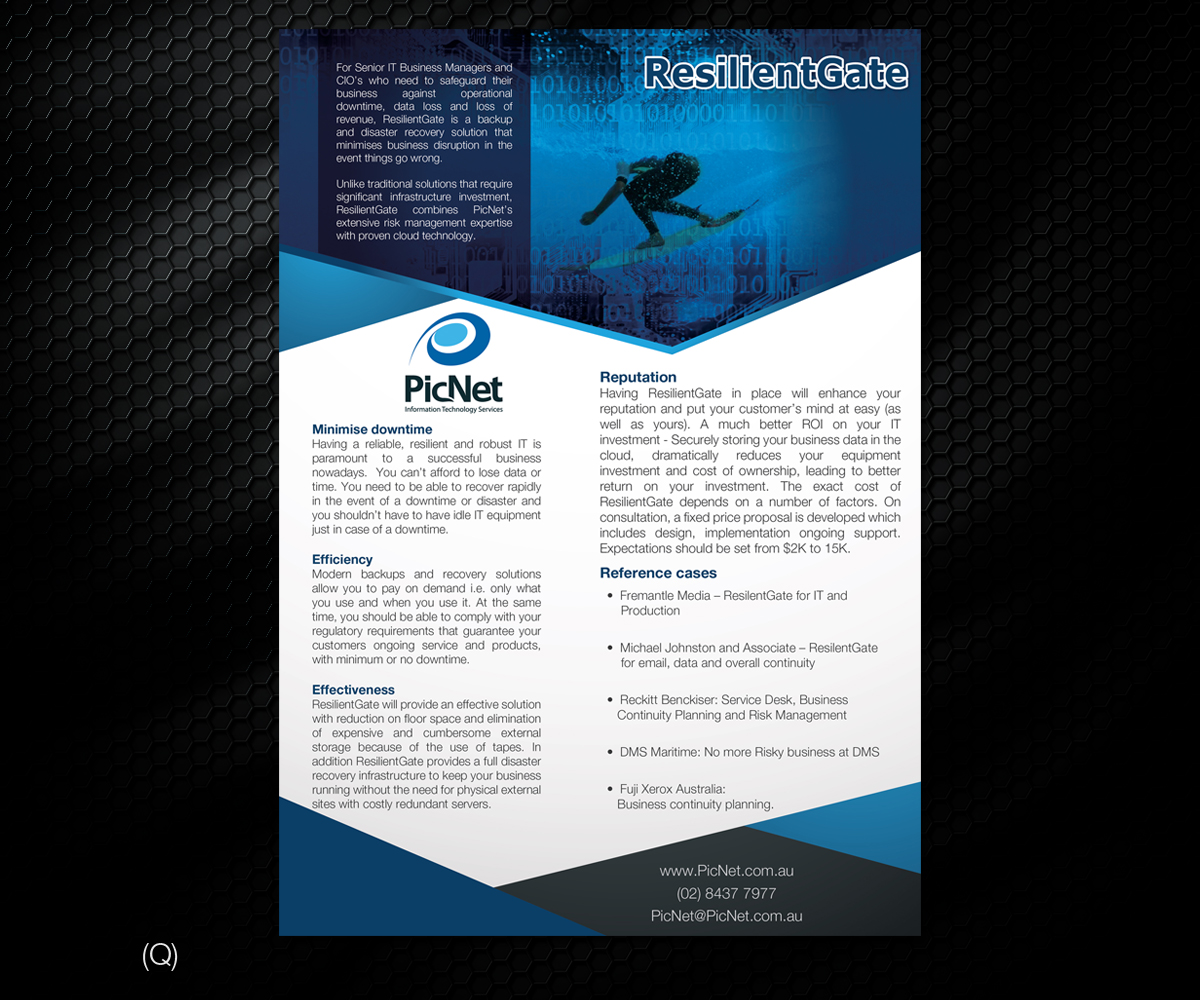 Flyer Design by  Esolbiz for PicNet Pty Ltd | Design: #5510478