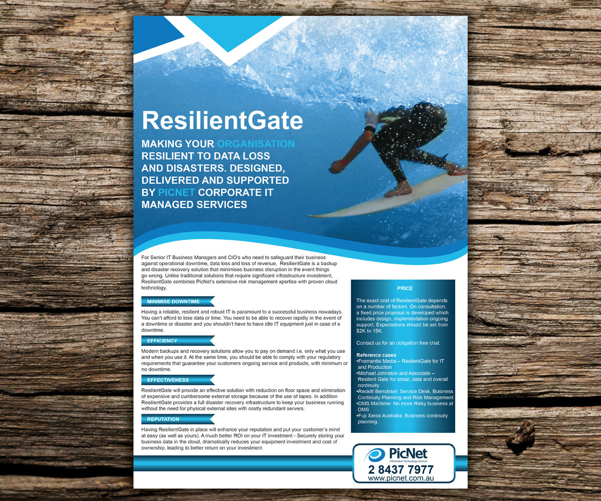 Flyer Design by Drumbi for PicNet Pty Ltd | Design #5473387