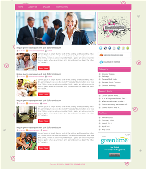 Wordpress Design by Rohit Gangully for this project | Design: #285411