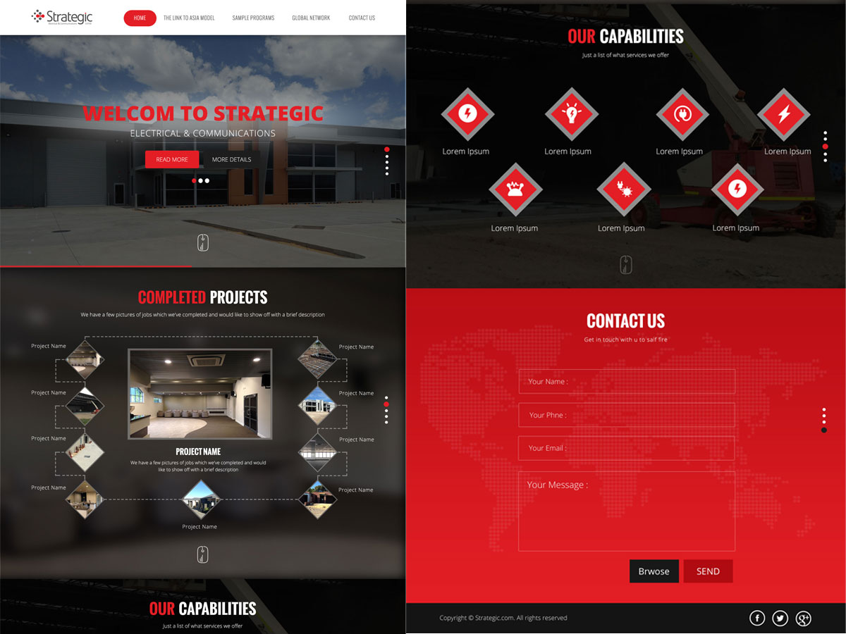 Web Design by Ahmed @li for this project | Design #5476778