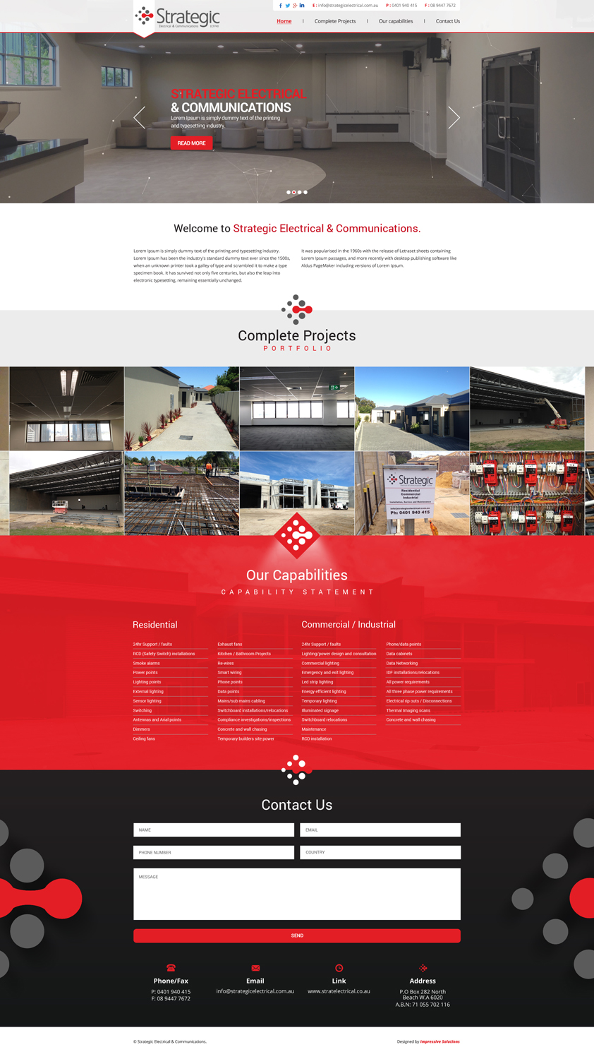 Web Design by Impressive Solutions for this project | Design #5486268