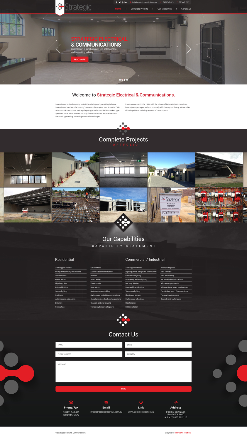 Web Design by Impressive Solutions for this project | Design #5486272