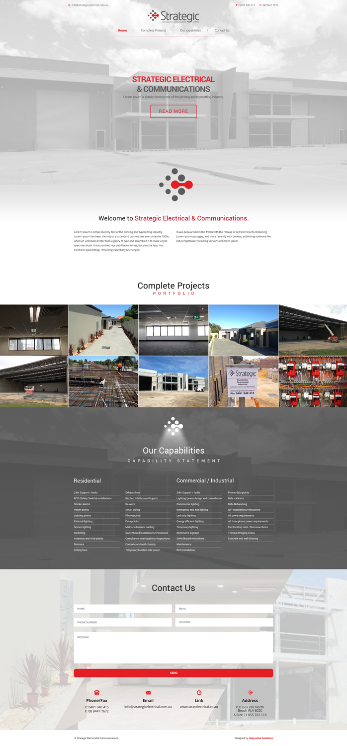 Web Design by Impressive Solutions for this project | Design #5486276