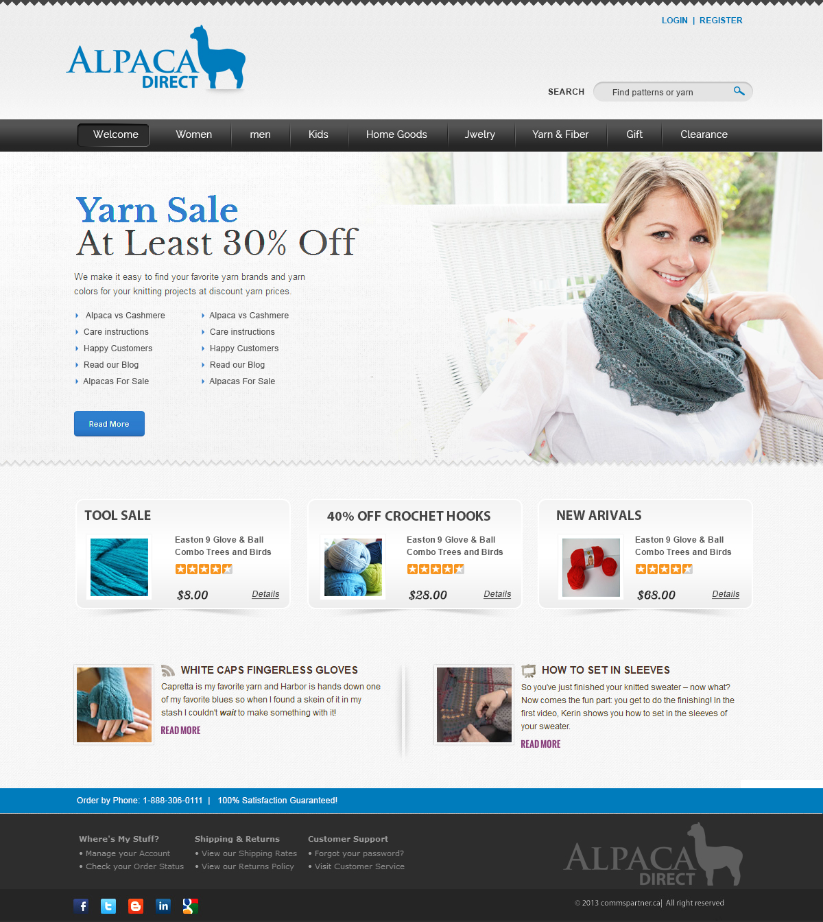Web Design by webxvision for Alpaca Direct | Design #1898820