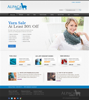 Diseño Web por webxvision para Alpaca Direct | Diseño #1898955