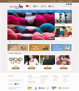 Diseño Web por OM para Alpaca Direct | Diseño: #1900709