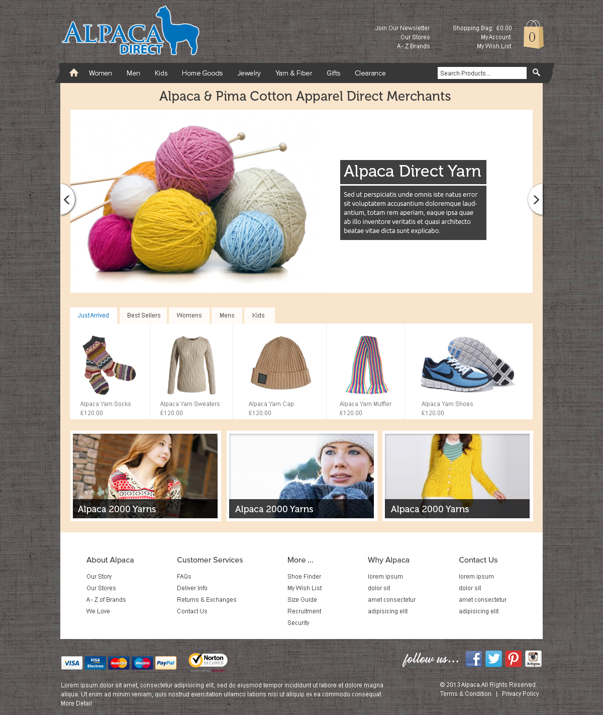 Web Design par OM pour Alpaca Direct | Design #1900715