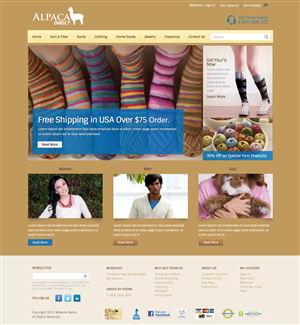 Diseño Web por OM para Alpaca Direct | Diseño: #1909706