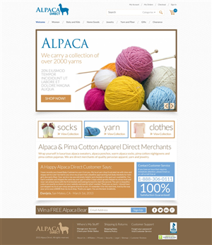 Diseño Web por TechWise para Alpaca Direct | Diseño #1901015