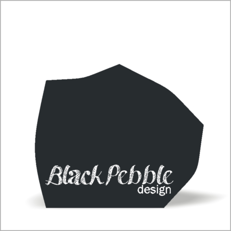 Black Pebble Logo Design by Freshues