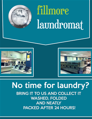 Design de Flyer par WideART pour Fillmore Laundromat | Design #1513291
