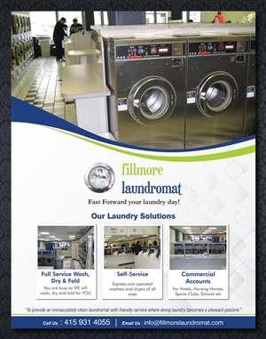 Diseño de Flyer por Sbss para Fillmore Laundromat | Diseño: #1514468