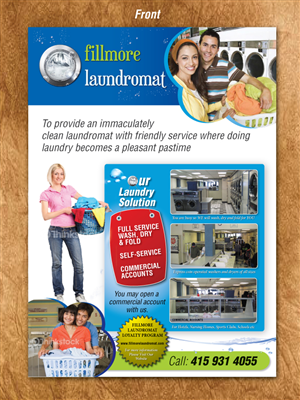 Diseño de Flyer por Sbss para Fillmore Laundromat | Diseño: #1517060
