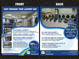 Diseño de Flyer por Sarmishtha Chattopadhyay_loginchange para Fillmore Laundromat | Diseño: #1513721