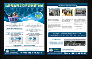 Diseño de Flyer por Influential Guyz para Fillmore Laundromat | Diseño: #1574384