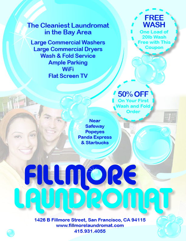Flyer Design by Laser Creations for Fillmore Laundromat | Design #1514756