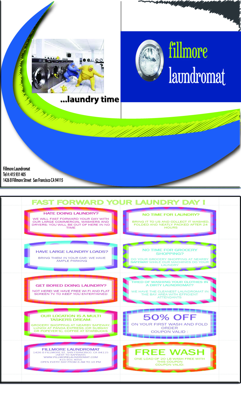 Flyer Design by arch_mahfuz for Fillmore Laundromat | Design #1522653