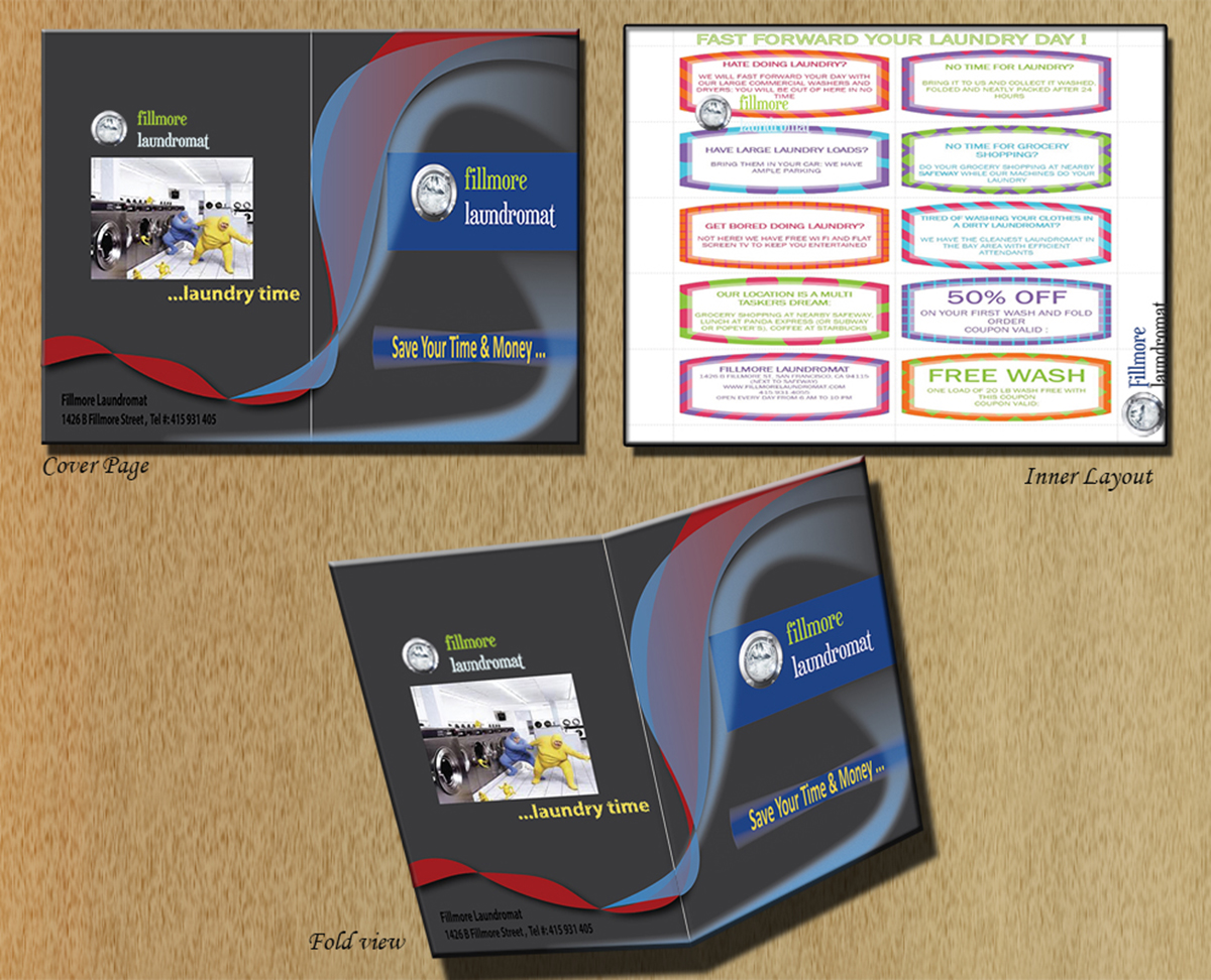 Flyer Design by arch_mahfuz for Fillmore Laundromat | Design #1541561