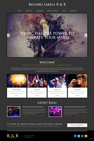 Wordpress Design by pb for this project | Design: #5490452