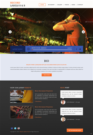Wordpress Design by pb for this project | Design: #5490467