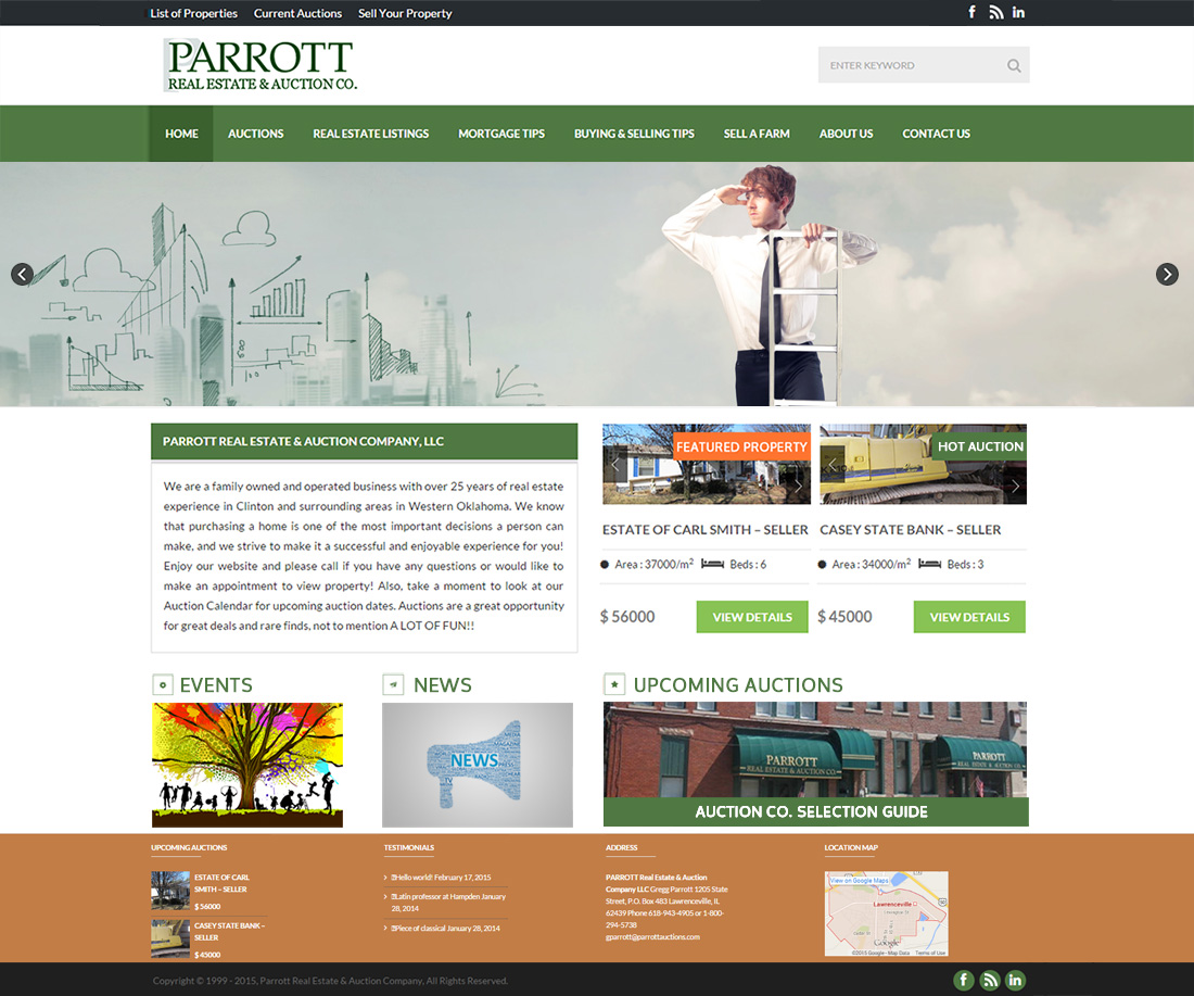 Wordpress Design by  Adwise for AuctionServices.com, Inc. | Design #5510893