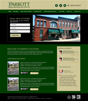 Wordpress Design by webxvision for AuctionServices.com, Inc. | Design: #5496900