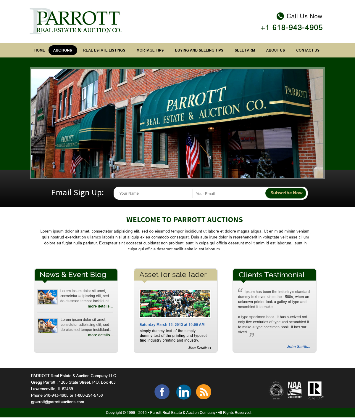 Wordpress Design by webxvision for AuctionServices.com, Inc. | Design #5509813