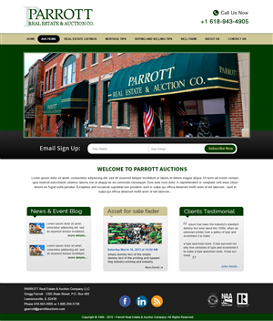 Wordpress Design by webxvision for AuctionServices.com, Inc. | Design #5509813