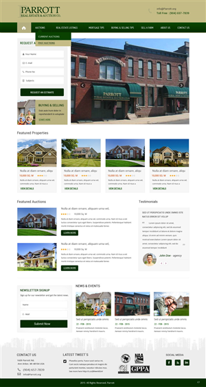 Wordpress Design by pb for AuctionServices.com, Inc. | Design: #5504795