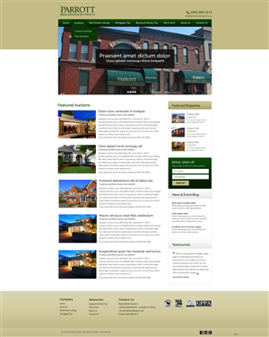 Wordpress Design by pb for AuctionServices.com, Inc. | Design #5504800