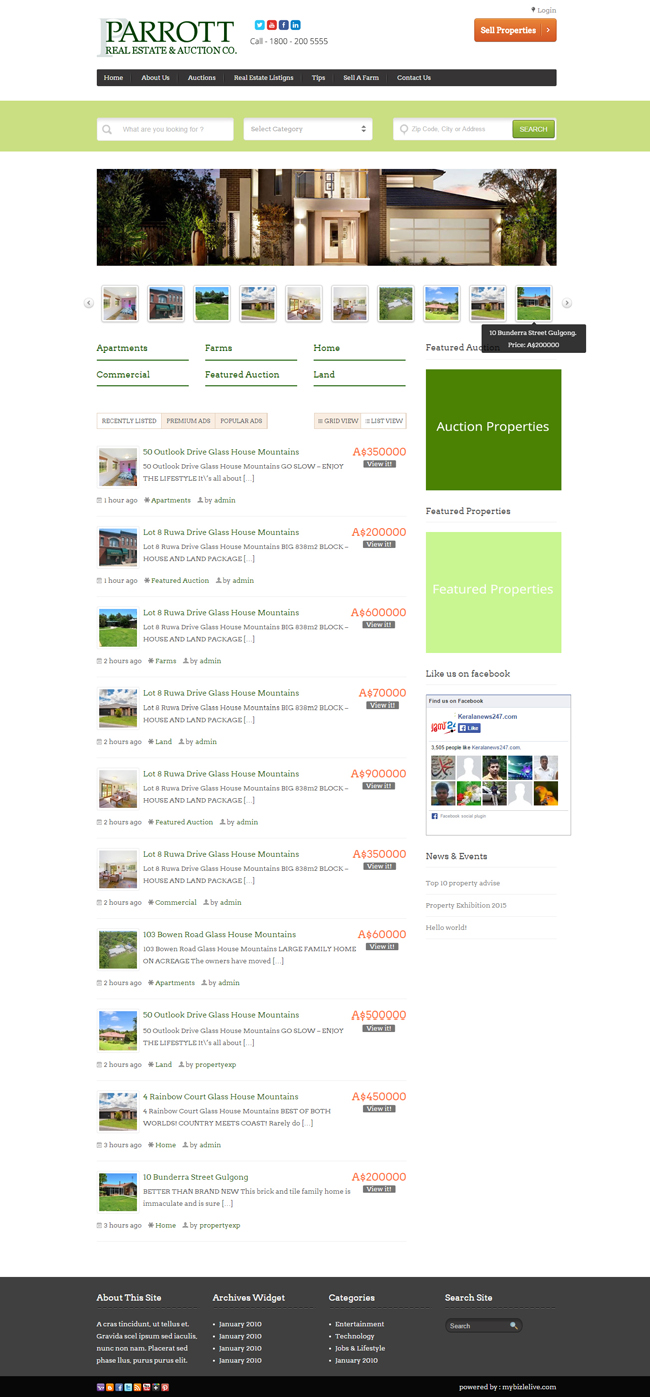 Wordpress Design by DesignLab for AuctionServices.com, Inc. | Design #5504151