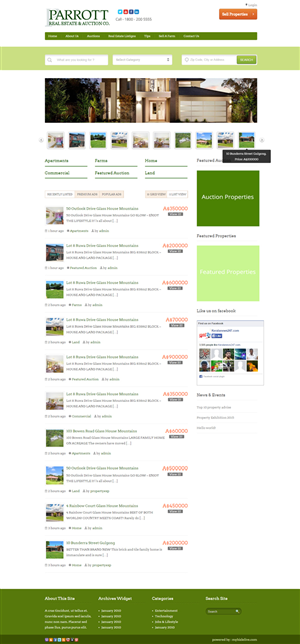 Wordpress Design by DesignLab for AuctionServices.com, Inc. | Design #5504157