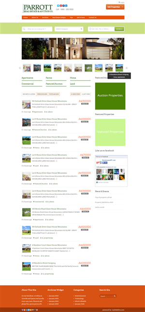 Wordpress Design by DesignLab for AuctionServices.com, Inc. | Design: #5504169