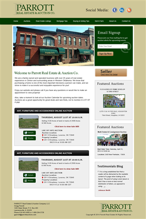 Wordpress Design by Smart Guru for AuctionServices.com, Inc. | Design: #5514262