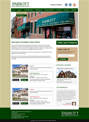 Wordpress Design by Smart Guru for AuctionServices.com, Inc. | Design: #5514424