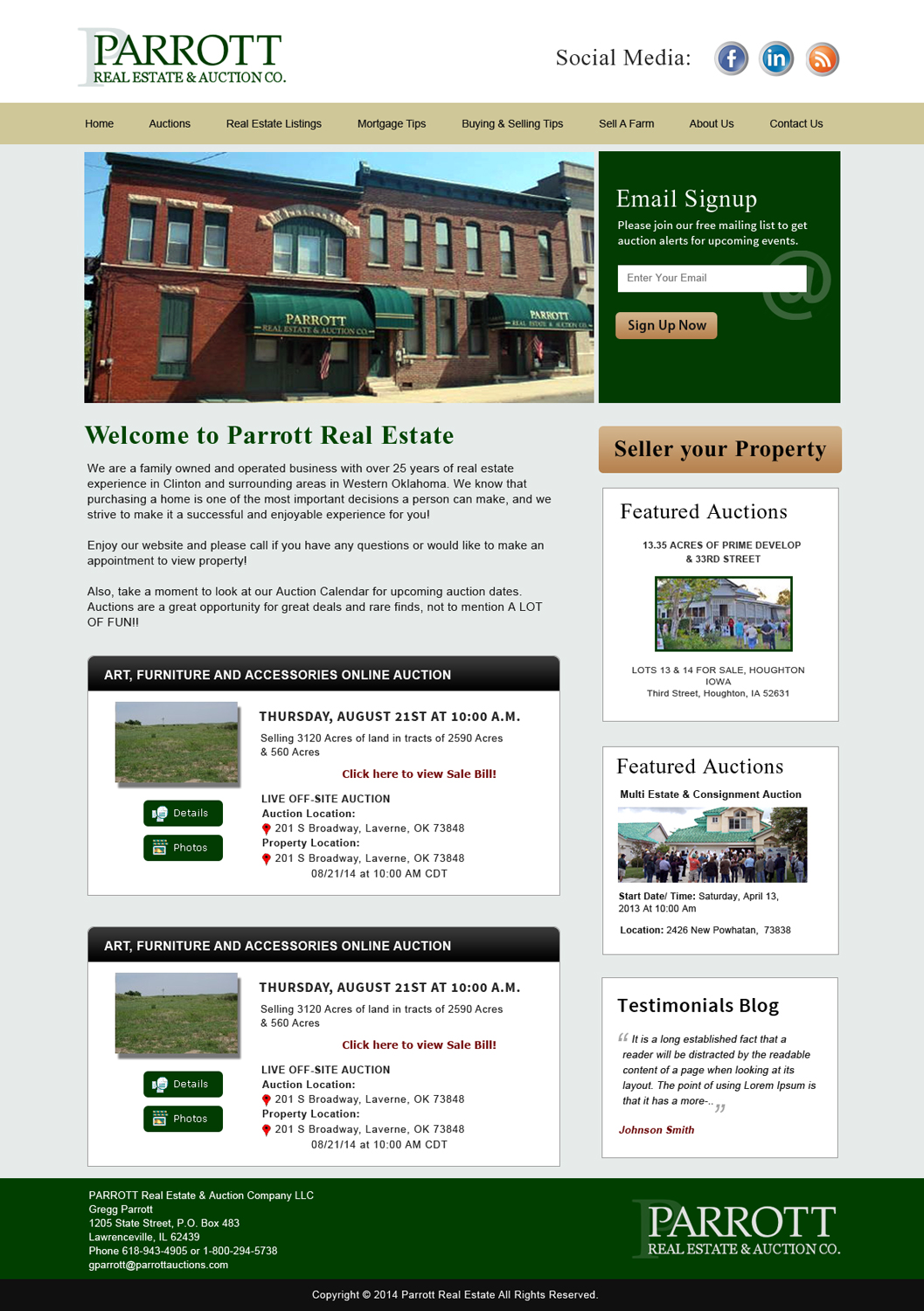 Wordpress Design by Smart Guru for AuctionServices.com, Inc. | Design #5514651