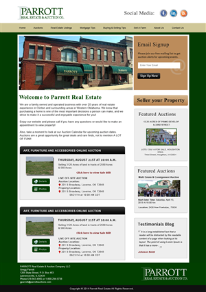 Wordpress Design by Smart Guru for AuctionServices.com, Inc. | Design: #5514676