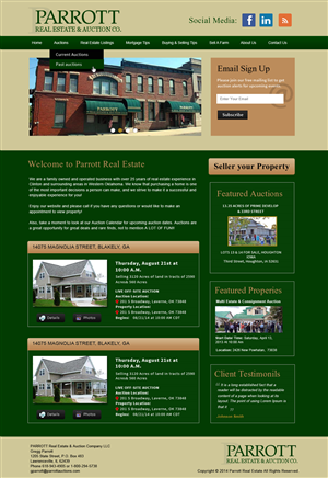 Wordpress Design by Smart Guru for AuctionServices.com, Inc. | Design: #5514878