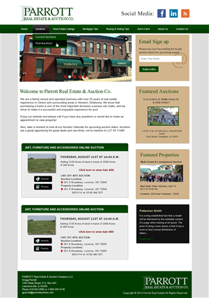 Wordpress Design by Creative X Designs for AuctionServices.com, Inc. | Design: #5506591