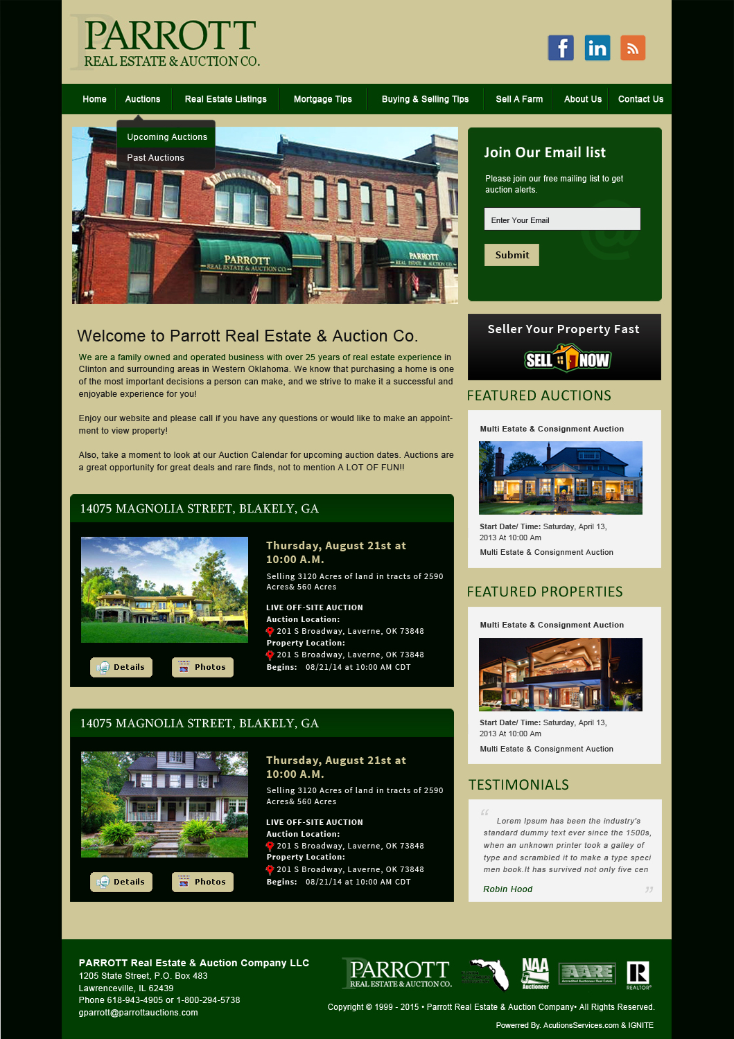 Wordpress Design by Creative X Designs for AuctionServices.com, Inc. | Design #5513485